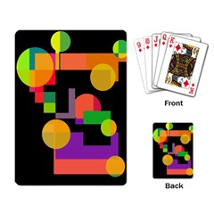 Colorful Abstraction Playing Card