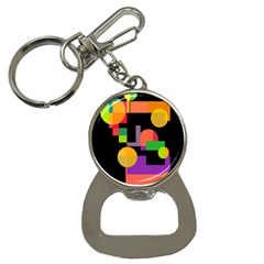 Colorful Abstraction Bottle Opener Key Chains