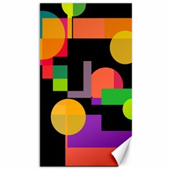 Colorful Abstraction Canvas 40  X 72  