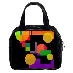 Colorful Abstraction Classic Handbags (2 Sides)