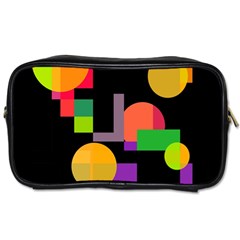 Colorful Abstraction Toiletries Bags by Valentinaart