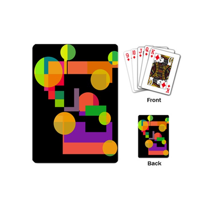 Colorful abstraction Playing Cards (Mini) 