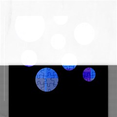 Blue Circles  Rectangular Jigsaw Puzzl