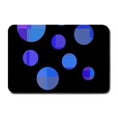 Blue Circles  Plate Mats