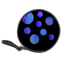 Blue Circles  Classic 20-cd Wallets by Valentinaart