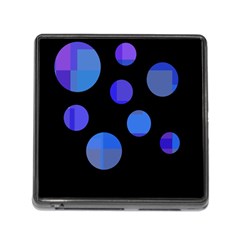 Blue Circles  Memory Card Reader (square)