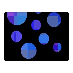 Blue Circles  Double Sided Flano Blanket (mini) 