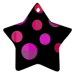 Pink Abstraction Ornament (star) 