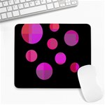 Pink abstraction Large Mousepads Front