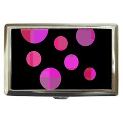 Pink Abstraction Cigarette Money Cases by Valentinaart