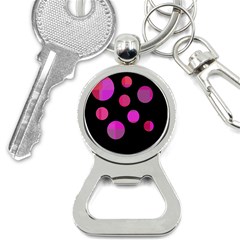 Pink Abstraction Bottle Opener Key Chains by Valentinaart