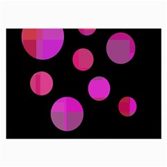 Pink Abstraction Large Glasses Cloth