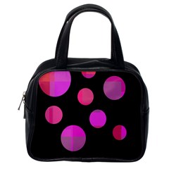 Pink Abstraction Classic Handbags (one Side)