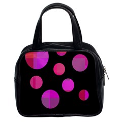 Pink Abstraction Classic Handbags (2 Sides)