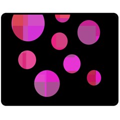 Pink Abstraction Fleece Blanket (medium) 