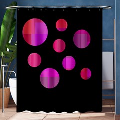 Pink Abstraction Shower Curtain 60  X 72  (medium) 