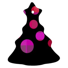 Pink Abstraction Ornament (christmas Tree)