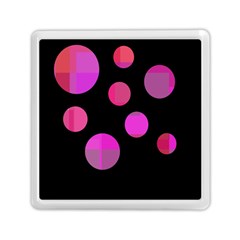 Pink Abstraction Memory Card Reader (square) 