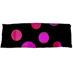 Pink Abstraction Body Pillow Case (dakimakura) by Valentinaart