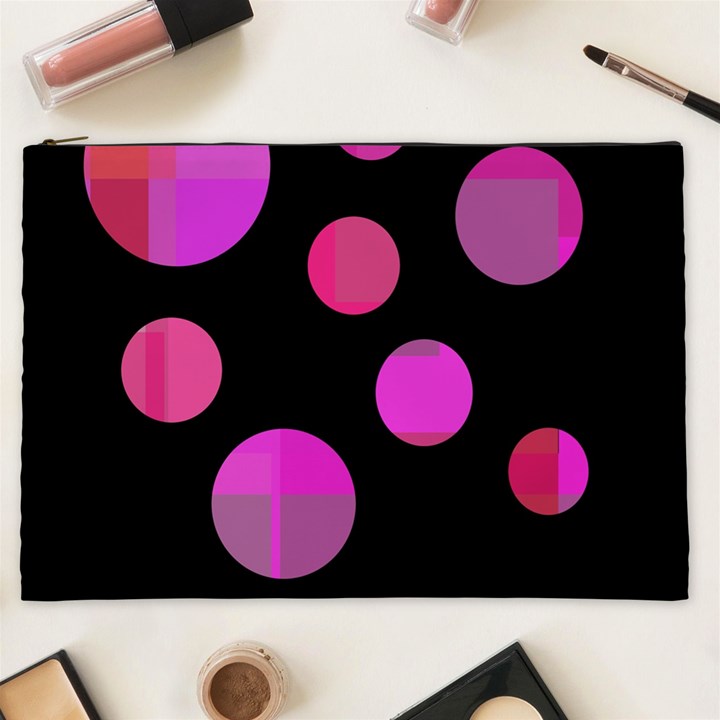 Pink abstraction Cosmetic Bag (XXL) 