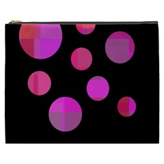 Pink Abstraction Cosmetic Bag (xxxl) 