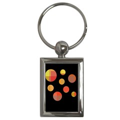 Orange abstraction Key Chains (Rectangle) 