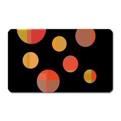 Orange abstraction Magnet (Rectangular)