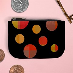 Orange Abstraction Mini Coin Purses