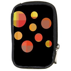 Orange Abstraction Compact Camera Cases