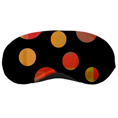 Orange Abstraction Sleeping Masks