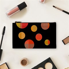 Orange abstraction Cosmetic Bag (Small) 