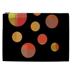 Orange abstraction Cosmetic Bag (XXL) 