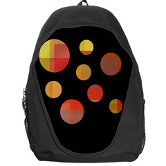 Orange abstraction Backpack Bag