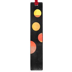 Orange Abstraction Large Book Marks by Valentinaart