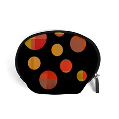 Orange abstraction Accessory Pouches (Small) 