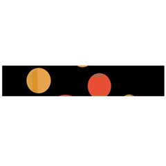 Orange abstraction Flano Scarf (Large)