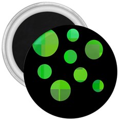 Green Circles 3  Magnets