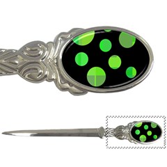 Green Circles Letter Openers