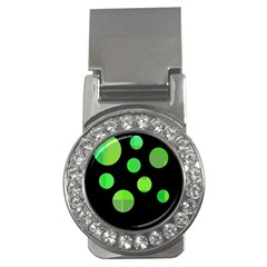 Green Circles Money Clips (cz) 