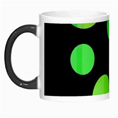 Green Circles Morph Mugs by Valentinaart