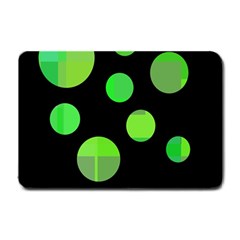 Green Circles Small Doormat 