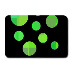 Green Circles Plate Mats