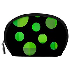 Green Circles Accessory Pouches (large) 