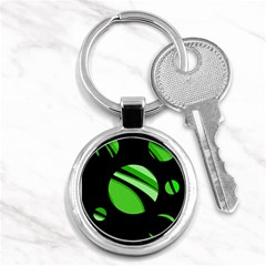 Green Balls   Key Chains (round)  by Valentinaart