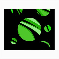 Green Balls   Small Glasses Cloth (2-side)