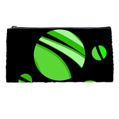 Green Balls   Pencil Cases by Valentinaart