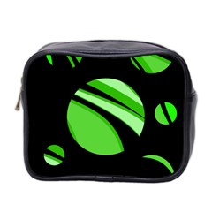 Green Balls   Mini Toiletries Bag 2-side