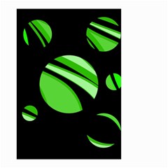 Green Balls   Small Garden Flag (two Sides)