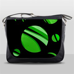 Green Balls   Messenger Bags