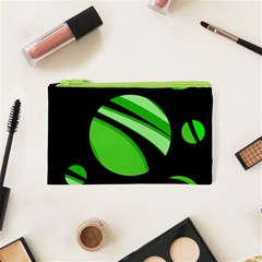 Green Balls   Cosmetic Bag (xs)